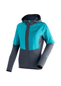 Maier Sports Damen Outdoorjacke "Lanus W", blau, Gr. 46, Oberstoff 1: 40% Wolle, 35% Polyamid, 25% Polypropylen / Oberstoff 2: 100% Polyester,