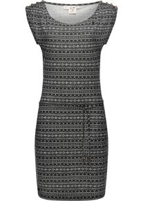 Ragwear Damen Shirtkleid "Chego Organic", schwarz, modisch, Gr. XL, Obermaterial: 50% Baumwolle (bio), 50% Lyocell, Kleider, stylisches Sommerkleid