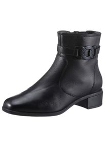 Ara Damen Stiefelette "GRAZ", Gr. 4, schwarz, Glattleder, elegant, Schuhe
