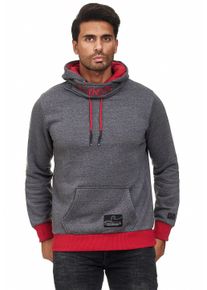 Rusty Neal Herren Kapuzensweatshirt, grau, casual, Gr. L, mehrfarbig, 70% Baumwolle, 30% Polyester, Sweatshirts, mit modernem Schnitt