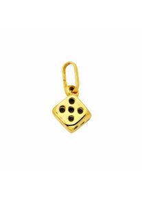 Adelia´s ADELIA ́S Damen Ketten-Anhänger "Damen Goldschmuck 333 Gold Anhänger Würfel", Gelbgold 333, gold, Gelbgold 333, Schmuckanhänger, 333 Gold Goldschmuck