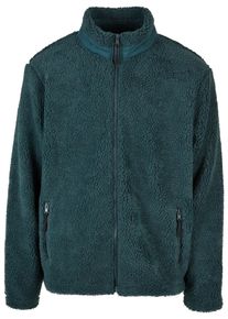 Urban Classics Herren Winterjacke "Urban Classics Herren Basic Sherpa Jacket", grün, klassisch, Gr. L, unifarben, 100% Polyester, Jacken