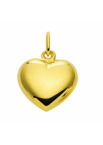 Adelia´s ADELIA ́S Damen Ketten-Anhänger "Damen Goldschmuck 585 Gold Anhänger Herz", Gelbgold 585, gold, Gelbgold 585, Schmuckanhänger, 585 Gold Goldschmuck