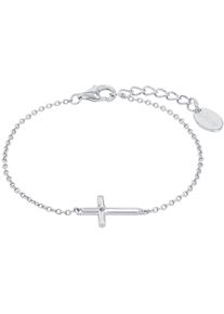 s.Oliver JUNIOR Mädchen Armband "Kreuz, 2037784", Silber 925 (Sterlingsilber), bunt, Silber 925 (Sterlingsilber), Armbänder, mit Zirkonia (synth.)
