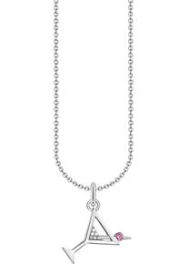 Thomas Sabo Damen Kette mit Anhänger "Cocktail-Anhänger, KE2232-013-27-L45V", 45, Silber 925 (Sterlingsilber), bunt, Silber 925 (Sterlingsilber),