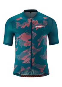 Gonso Herren Radtrikot "ARDOLE", blau, Gr. S, 84% Polyester, 16% Elastan, Trikots, Hoch atmungsaktive Mesheinsätze, extra leicht