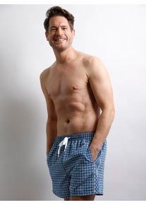 feel good Herren Badeshorts, blau, Gr. 5, Polyester, Badehosen