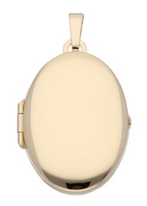 Adelia´s ADELIA ́S Damen Ketten-Anhänger "333 Gold Medaillon Anhänger", Damen, Gelbgold 333, gold, Gelbgold 333, Schmuckanhänger, Goldschmuck für Damen
