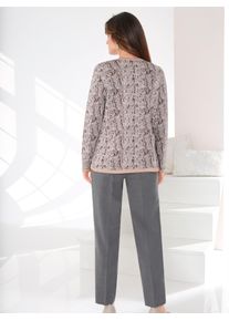 CLASSIC Damen Webhose, grau, Gr. 19, unifarben, 96% Schurwolle, 4% Elasthan, Hosen