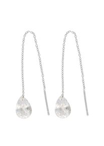Vivance Damen Paar Ohrhänger "pure elegance", Silber 925 (Sterlingsilber), silber, Silber 925 (Sterlingsilber), Ohrringe