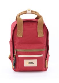 Cityrucksack "Legend", National Geographic, rot, Nylon, Rucksäcke, aus Taslon-Material