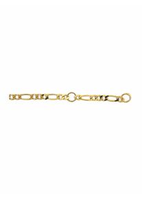 Adelia´s ADELIA ́S Damen Fußkette "333 Gold Figaro Fußkettchen 25 cm", Gelbgold 333, gold, Gelbgold 333, Fußkettchen, 25 cm 333 Gold Goldschmuck für Damen