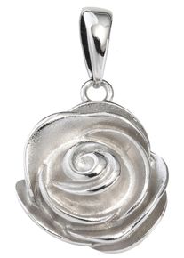 Jobo Damen Blumen-Anhänger "Anhänger Rose", Silber 925 (Sterlingsilber), silber, Silber 925 (Sterlingsilber), Schmuckanhänger, 925 Silber