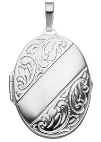 Jobo Damen Medallion-Anhänger "Anhänger Medaillon oval", Silber 925 (Sterlingsilber), silber, Silber 925 (Sterlingsilber), Schmuckanhänger, 925 Silber