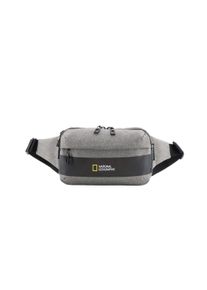 Gürteltasche "SHADOW", National Geographic, grau, Kunstfaser, Taschen, aus recycelten PET-Flaschen
