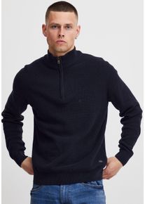 Blend Herren Stehkragenpullover "BL Pullover BHCodford half-zipp", schwarz, modisch, Gr. M, unifarben, Strick, Obermaterial: 100% Baumwolle, Pullover
