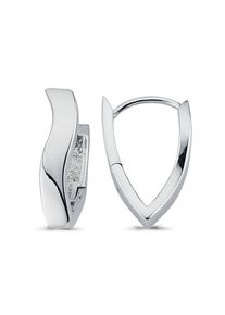 Adelia´s ADELIA ́S Damen Paar Creolen "Ohrringe 925 Sterling Silber Ohrringe - Creolen", Damen, silber, Ohrringe, 925 Silber poliert