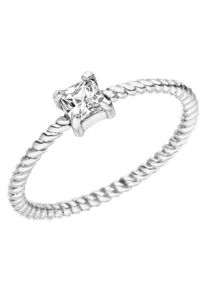 PURELEI Damen Fingerring "Schmuck Geschenk Precious Fine Ring, 2133-Ring-Precious-Fine", 52, Edelstahl, silber, Edelstahl, Fingerringe, mit Zirkonia