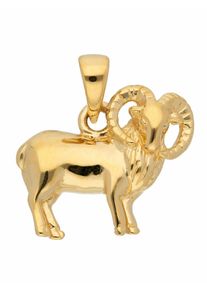 Adelia´s ADELIA ́S Damen Ketten-Anhänger "585 Gold Sternzeichen Anhänger Widder", Damen, Widder, Gelbgold 585, gold, Gelbgold 585, Schmuckanhänger, Goldschmuck
