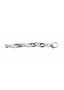 Adelia´s ADELIA ́S Damen Silberkette "925 Silber Singapur Halskette 42 cm Ø 3,5 mm", 42, Silber 925 (Sterlingsilber), silber, Silber 925 (Sterlingsilber),