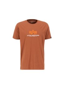 Herren T-Shirt "Alpha Industries Men - T-Shirts Basic T Rubber", braun, Gr. XXXL, Alpha Industries, Obermaterial: 90% Baumwolle, 10% Polyester, Shirts