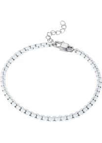 Firetti Fußkette "Schmuck Geschenk Edelstahl Fußschmuck Venezianerkette Color", Edelstahl, silber, Edelstahl, Fußkettchen