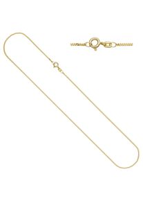 Jobo Damen Kette ohne Anhänger, Silber 925 (Sterlingsilber), L: 50cm, gold, Silber 925 (Sterlingsilber), Halsketten, Panzerkette 925 Silber vergoldet
