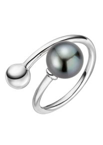 ADRIANA Damen Perlenring "Portofino, P3-S, P3-W", 52, Silber 925 (Sterlingsilber)-Perlen, 2mm, silber, Silber 925 (Sterlingsilber), Perlen,