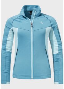 Schöffel SCHÖFFEL Damen Fleecejacke "Fleece Jacket Hydalen L", blau, sportlich, Gr. 42, Oberstoff : 95% Polyester 5% Elasthan, Jacken