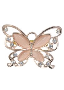 Firetti Damen Brosche "Schmuck Geschenk Ansteckschmuck Schmetterling", rosa, Metall, Broschen