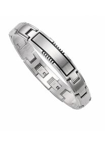 Adelia´s ADELIA ́S Herren Edelstahlarmband "Herren Edelstahlschmuck Edelstahl Armband 21 cm", 21, Edelstahl, silber, Edelstahl, Armbänder, Edelstahlschmuck für
