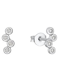 s.Oliver Damen Paar Ohrstecker "2034408", Silber 925 (Sterlingsilber), bunt, Silber 925 (Sterlingsilber), Ohrringe, mit Zirkonia (synth.)