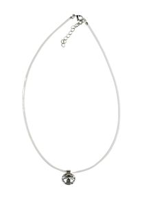 Damen Kette mit Anhänger "Frankfurt", transparent, Basic, Collezione Alessandro, Glas, Halsketten, mit echtem Glasstein