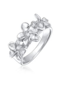 NENALINA Damen Fingerring "Blumen Kirschblüte Blüte Statement 925 Silber", 54mm, ohne Stein, Silber 925 (Sterlingsilber), 3mm, silber, Silber 925