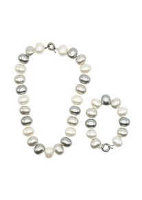 Damen Schmuckset "Annabella", grau, Collezione Alessandro, Schmuck-Sets