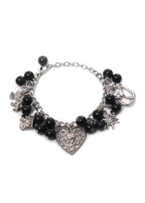 Damen Armband "Weda", schwarz, Collezione Alessandro, Metall, Armbänder