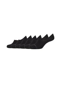 Mustang Damen Füßlinge "Füßlinge 6er Pack", Gr. 39, schwarz, 55% Baumwolle 41% Polyester 2% Polyamid 2% Elasthan, Socken