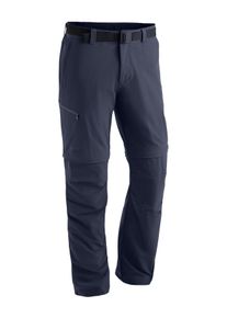 Maier Sports Herren Funktionshose "Tajo 2", blau, Gr. 34, 90% Polyamid, 10% Elasthan, Hosen, Herren Wanderhose, zipp-off Outdoor-Hose, 4 Taschen,