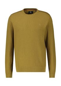 Lerros Herren Strickpullover "Lerros Crewneck Strickpullover", braun, Gr. S, 100% Baumwolle, Pullover