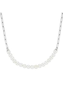 Damen Collier "mit Muschelkern-Perlen, Silber 925", 45cm, Silber 925 (Sterlingsilber), silber, Giorgio Martello MILANO, Silber 925 (Sterlingsilber),