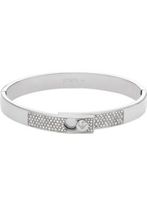 Emporio Armani Damen Armreif "COUPLES EGS3088040, EGS3089221", Edelstahl, silber, Edelstahl, Armbänder, mit Glassteinen