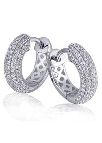 Firetti Damen Paar Creolen "Schmuck Geschenk Silber 925 Ohrschmuck glitzernd", Silber 925 (Sterlingsilber), silber, Silber 925 (Sterlingsilber),