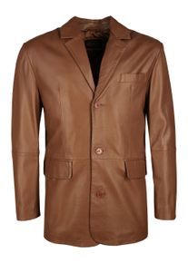 JCC Herren Lederjacke "Armando", braun, Gr. 58, Obermaterial: 100% Leder / Futter: 100% Polyester, Jacken