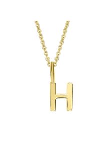 ONE ELEMENT Damen Ketten-Anhänger "Buchstabe H Buchstaben Anhänger aus 333 Gelbgold", H, Gelbgold 333, gold, Gelbgold 333, Schmuckanhänger, Damen