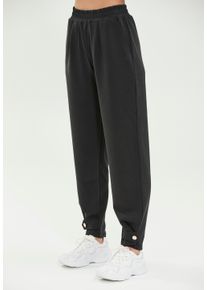 ENDURANCE ATHLECIA ATHLECIA Damen Sweathose "Nikoni", schwarz, casual, Gr. 42, unifarben, 51% Polyester, 44% Modal, 5% Elasthan, Hosen, mit weichem Finish