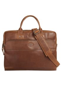 Pike PIKÉ Damen Aktentasche, braun, Leder, vintage, Taschen, echt Leder