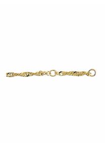 Adelia´s ADELIA ́S Damen Fußkette "333 Gold Singapur Fußkettchen 25 cm", Gelbgold 333, gold, Gelbgold 333, Fußkettchen, 25 cm 333 Gold Goldschmuck für Damen
