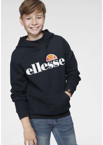 Ellesse Kinder Kapuzensweatshirt "JERO OH HOODY JNR - für Kinder", blau, sportlich, Gr. 152, Obermaterial: 80% Baumwolle, 20% Polyester, Sweatshirts