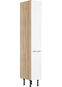 Apothekerschrank Optifit, B:30cm H:211,8cm T:58,4cm, weiß, Schränke, "Aken"