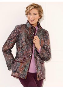CLASSIC Damen Steppjacke, bunt, Gr. 40, gemustert, mehrfarbig, 100% Polyester, Jacken